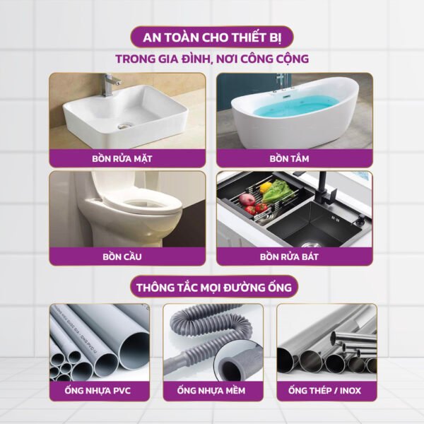 Bột thông tắc cống Obay - Hình ảnh 3