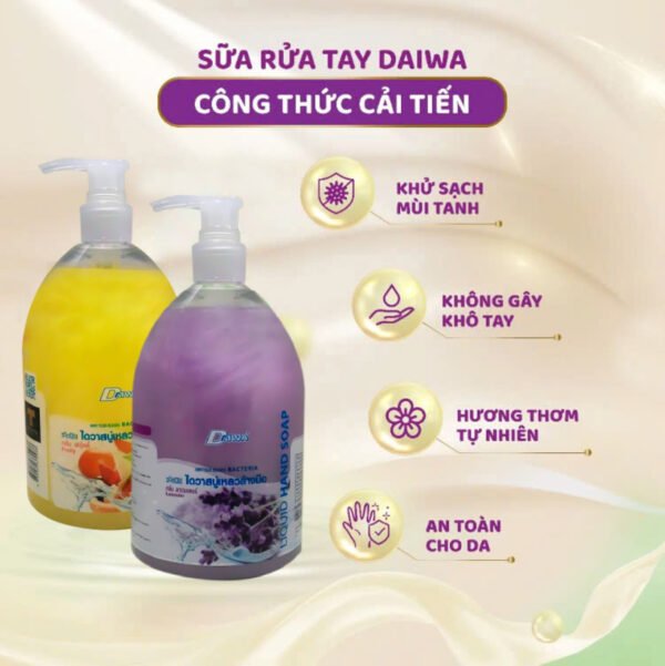 Nước rửa tay Daiwa 500ml - Hình ảnh 4