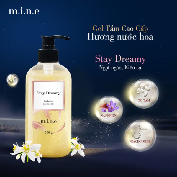 Gel tắm Mine Stay Dreamy 500g - Hình ảnh 3