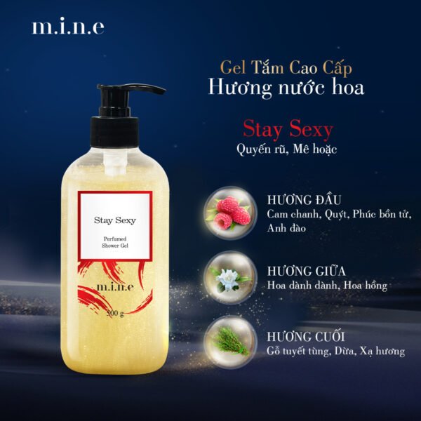 Gel tắm Mine Stay Sexy 500g - Hình ảnh 3