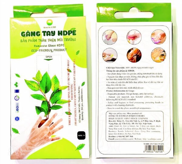 Găng tay HDPE tiện lợi - Hình ảnh 2