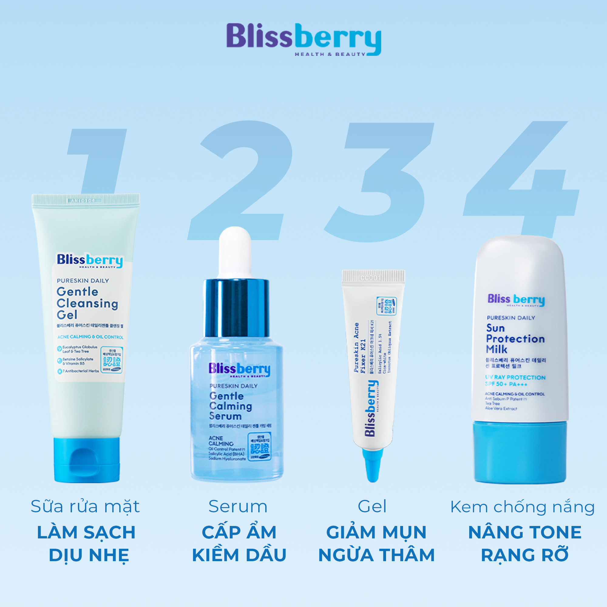 Gel bôi mụn giảm sưng & mờ thâm Blissberry 15ml - Ảnh 5