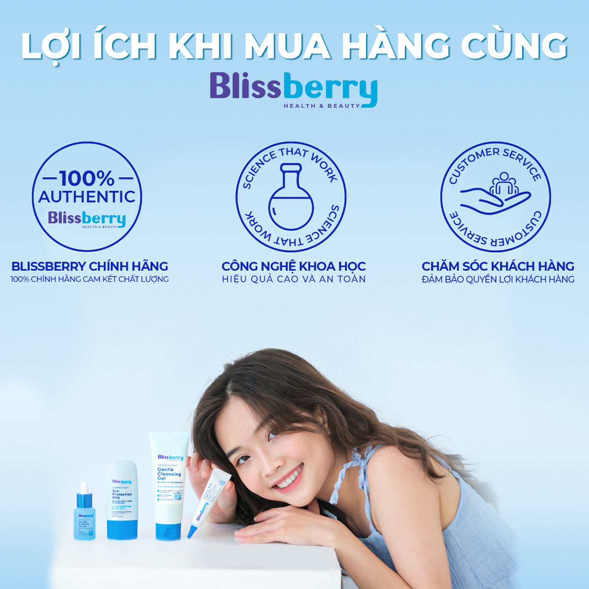 Sữa rửa mặt da dầu sạch sâu & giảm mụn Blissberry 100ml - Ảnh 5